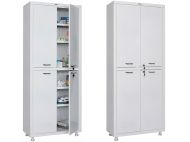 Метален медицински шкаф PROMET - МД 2 1780 SS